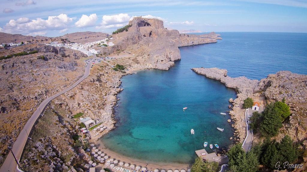 Villa Eftihia In Lindos Exterior foto