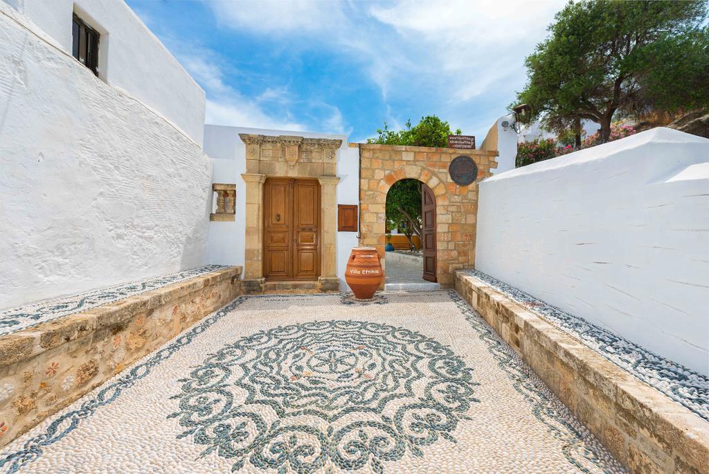 Villa Eftihia In Lindos Exterior foto