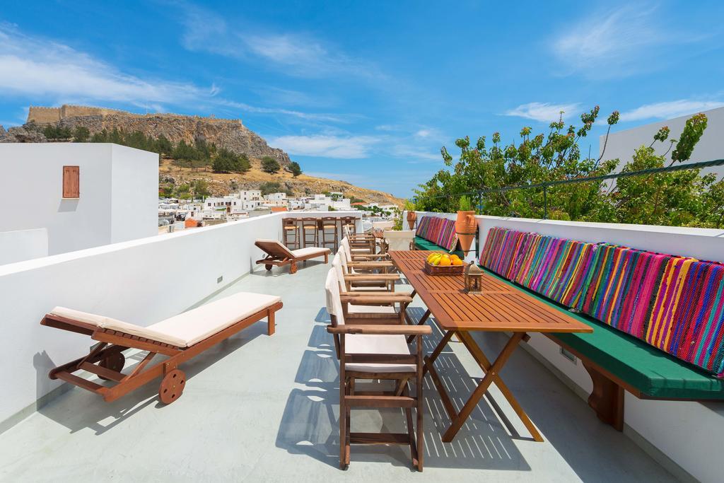 Villa Eftihia In Lindos Exterior foto